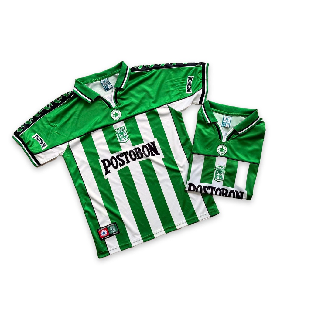 CAMISETA DE NACIONAL CONVERSE PECHO VERDE RETRO FAN DE HOMBRE TALLA M