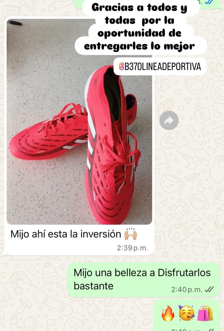 Mensaje de un cliente de B370