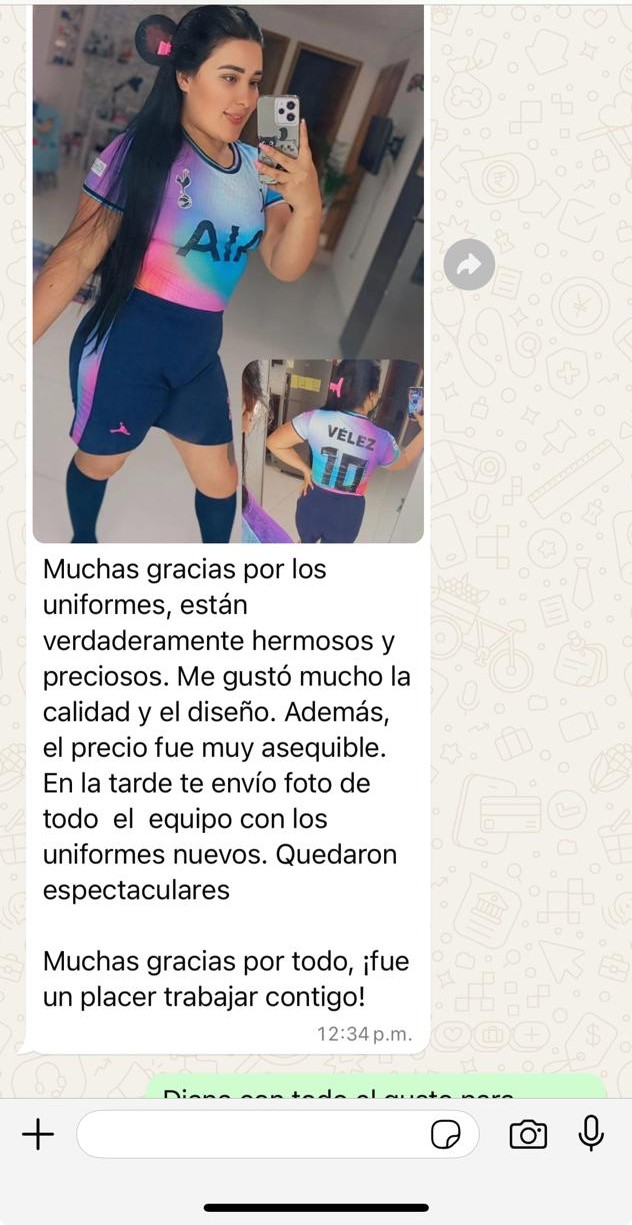 Mensaje de un cliente de B370